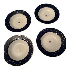 Galaxy Fine Porcelain by Sakura Salad Plates (4)